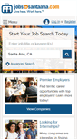 Mobile Screenshot of jobsinsantaana.com